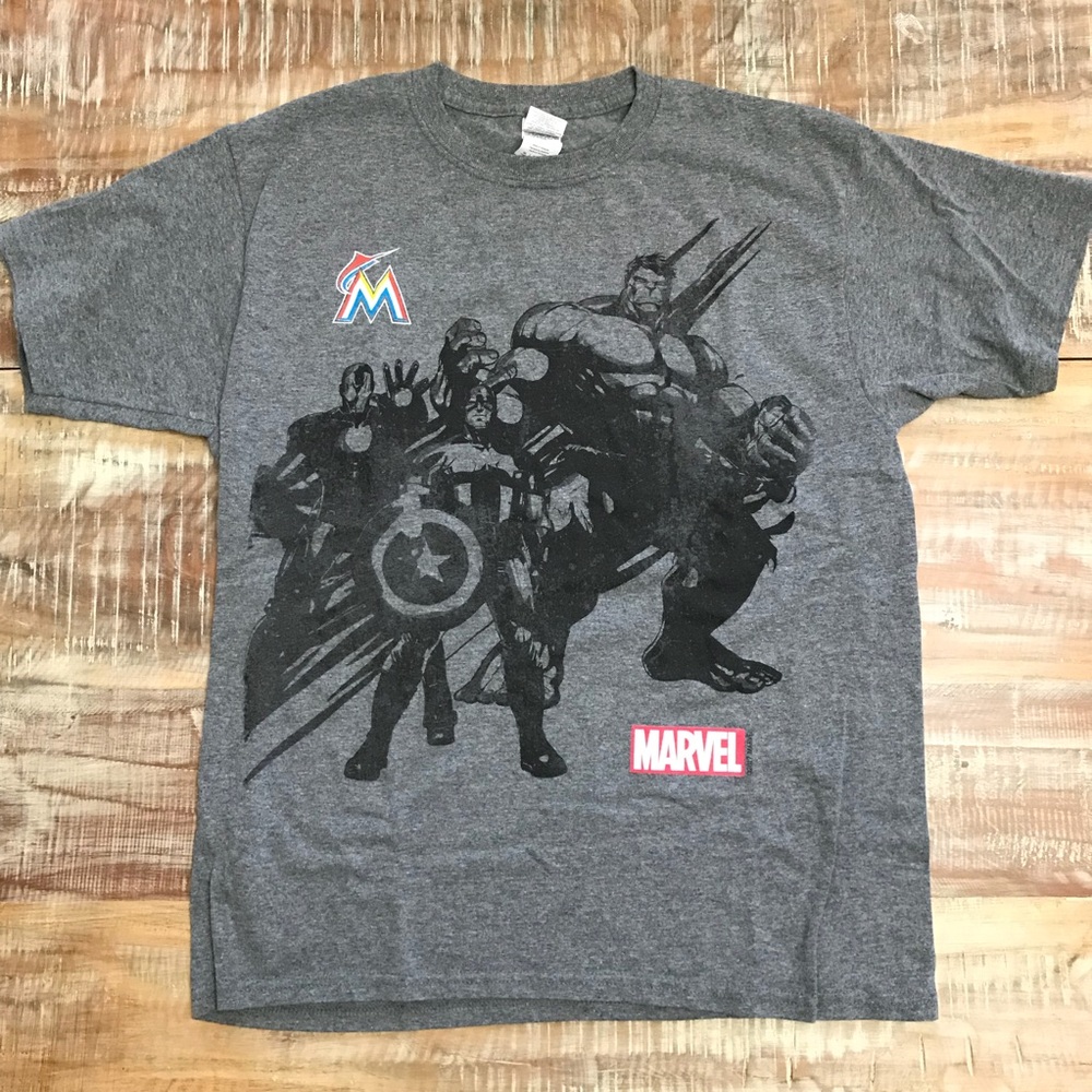 Miami Marlins/Marvel Graphic T